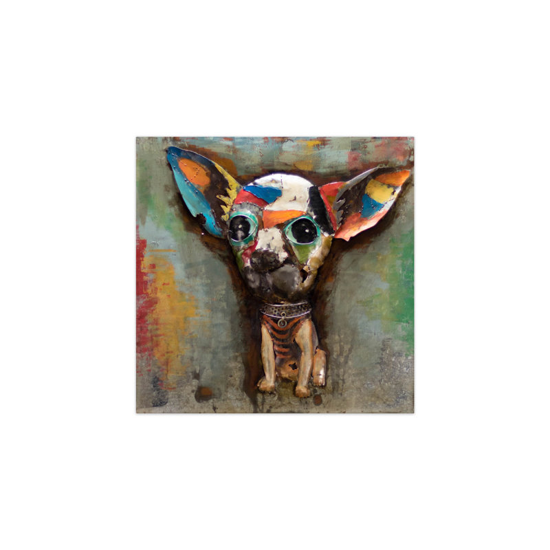 Handmade Traditional Animals Wall Decor on Metal