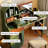 49.21"Green Minimalist Solid Wood Dressing Table
