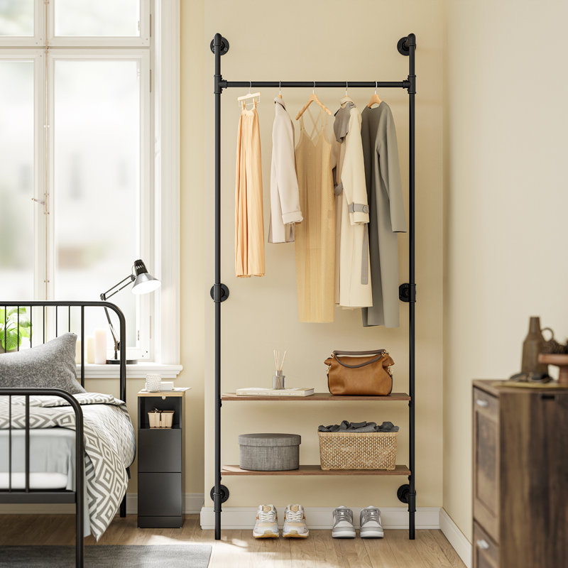 91.5cm W Wall Mounted Clothes Rack