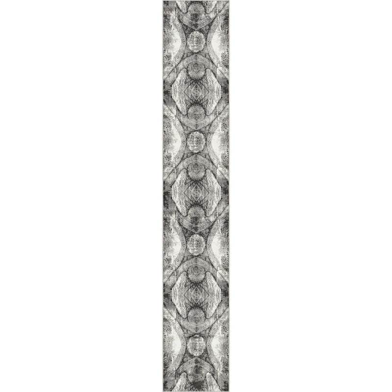 Geometric Area Rug, Runner 99 x 599cm