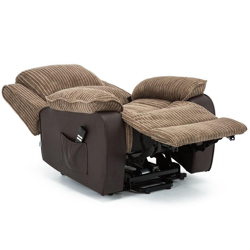 Whitehurst 94cm Wide Lift Assist Standard Recliner, Brown, Dual Motor Lift Assist