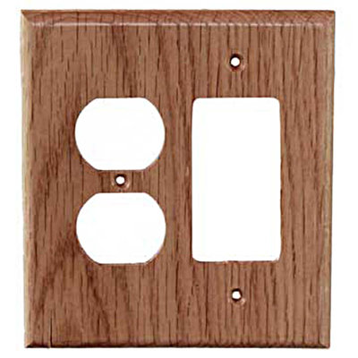 Traditional 2 - Gang Combination Jumbo Wall Plate