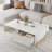 Mid-Century Modern Coffee Table with Double Drawers-1723451471