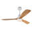 52 Inch Modern  Ceiling Fan With 3 Color Dimmable 3 Solide Wood Blades Remote Control Reversible DC Motor With Led Light-126007546