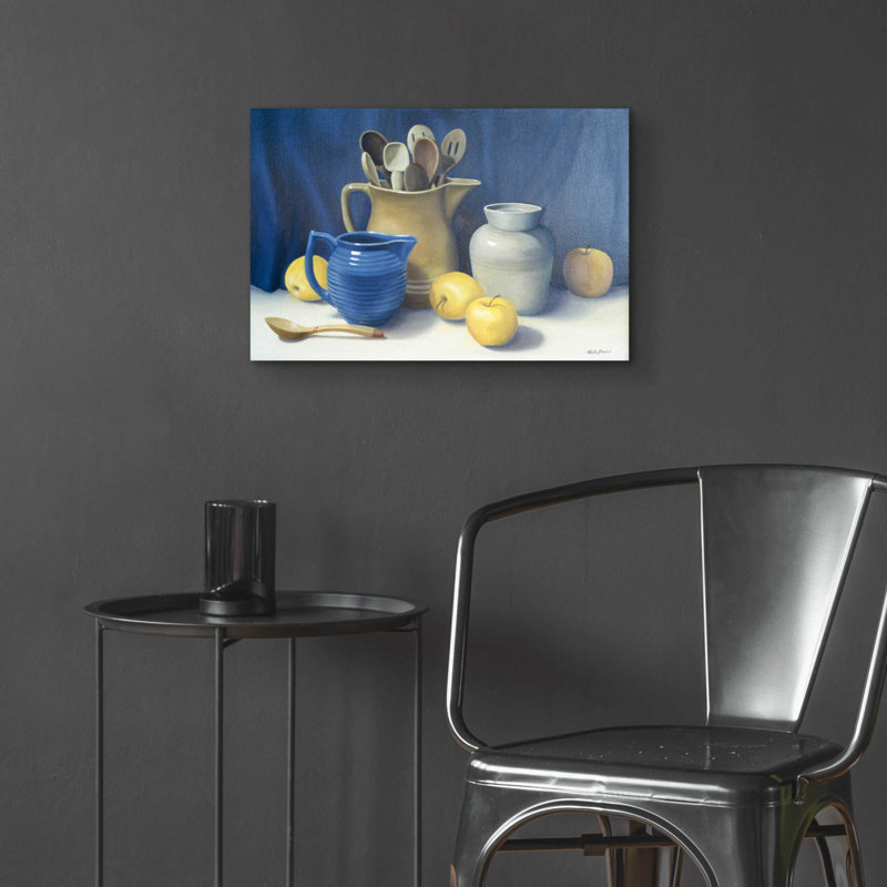 " Blue Pitcher " by Cecile Baird, 16" H x 24" W x 0.2" D