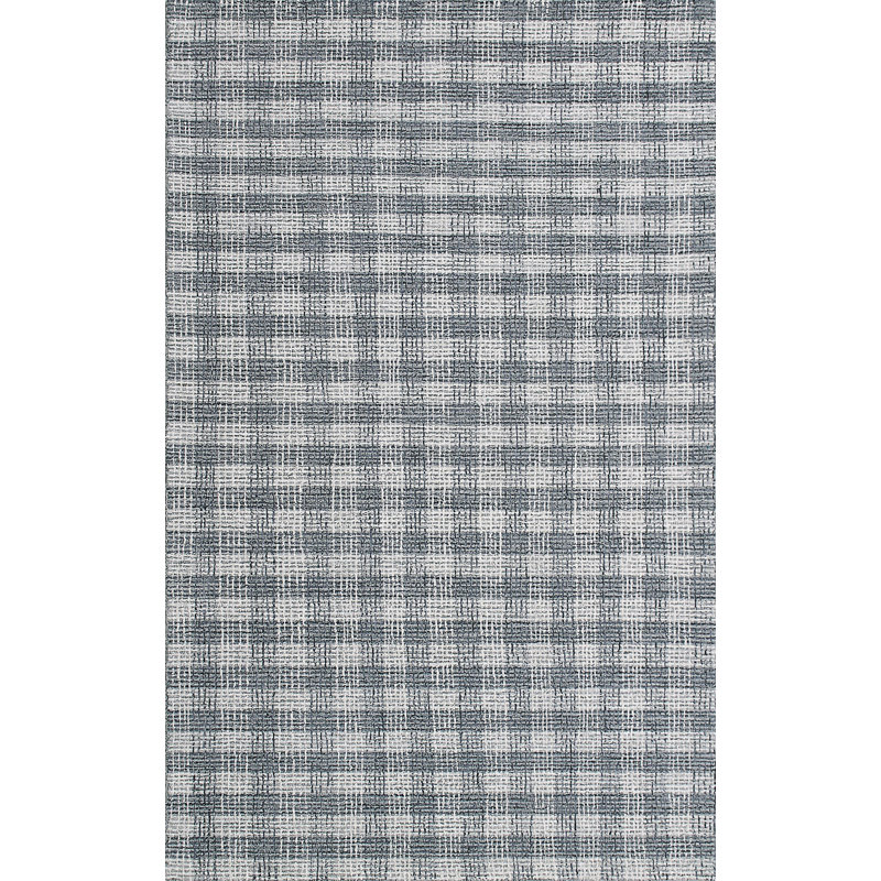 Carreon Wool Plaid Indoor Rug, Rectangle 9'2" x 12'6"