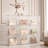 2-Pack Clear Acrylic Purse Storage Boxes with Front Doors for Closet Organization