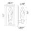 Angelus Steel LED Armed Sconce-1618520176