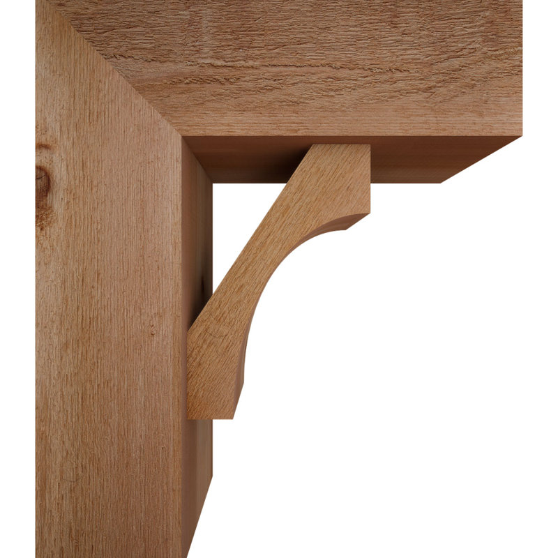 Support Westlake Block avec support décalé, 24 x 20, Cèdre rouge occidental de l 8 po (scié brut)