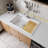 CASAINC 33" L Topmount Single Bowl Fireclay Kitchen Sink