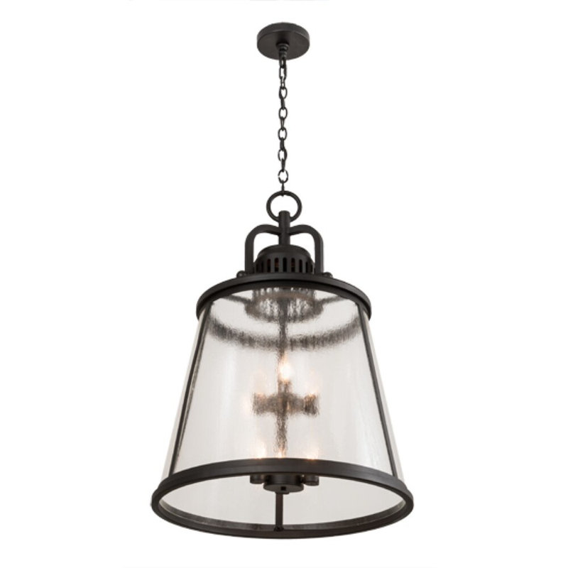 Limones 6 - Light Wrought Iron Cone Pendant