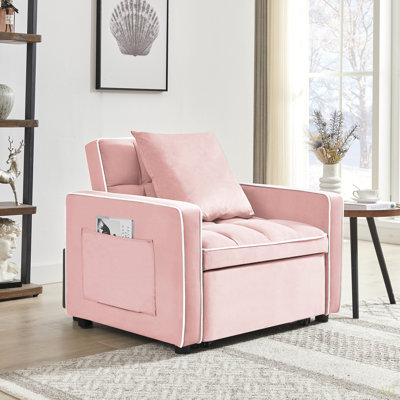 Three-In-One Sofa Bed Chair Folding Sofa Bed Adjustable Back Into A Sofa Recliner Single Bed Adult Modern Chair Bed Berth