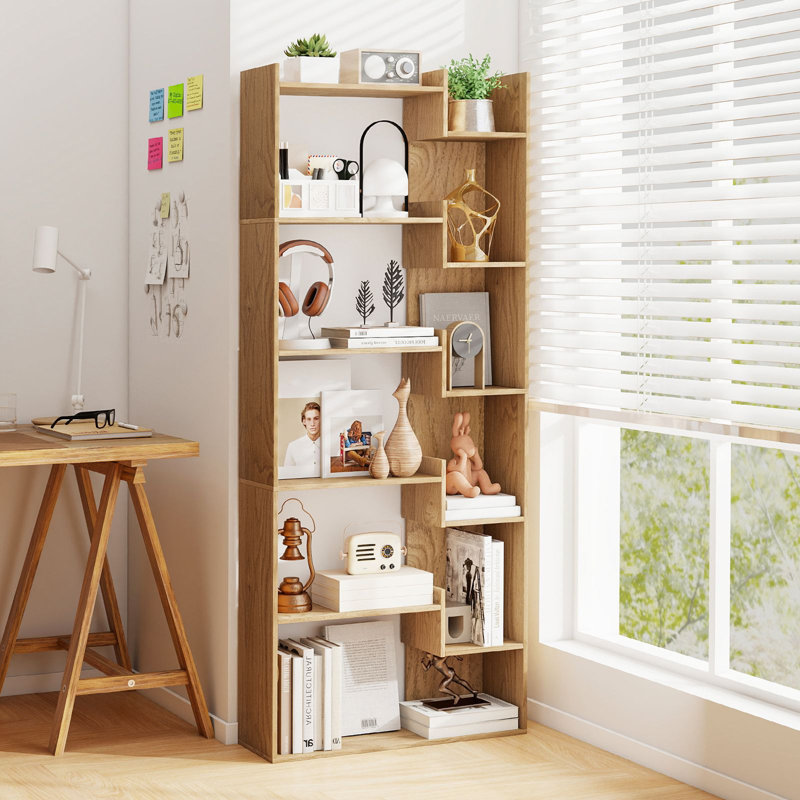 163cm H x 69cm W Bookcase, Beige
