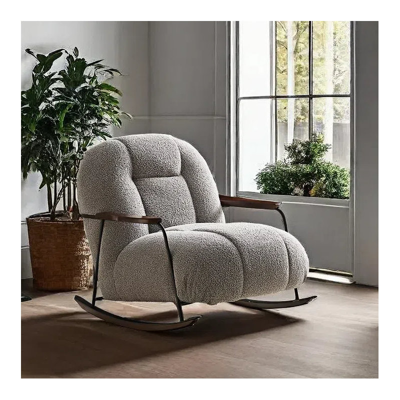 Chaise berçante Creative Fashion, Gris