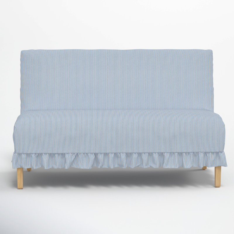 Banquette de salle à manger Maggie, Bleu rayé BCBG