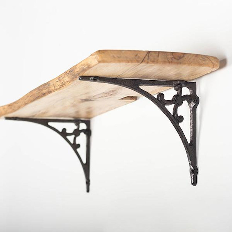 Set Of 2 Cast Iron Shelf Bracket