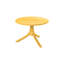 Table d'appoint d'extérieur ronde 23,6 po Giannie-332109064