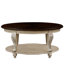 Table basse de salon - 3, beige et finition, pieds en bois d'hévéa massif, placage, espace de rangement abondant, pieds faciles à assembler,