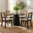 5-Piece Wood Dining Table Set For 4-832261265