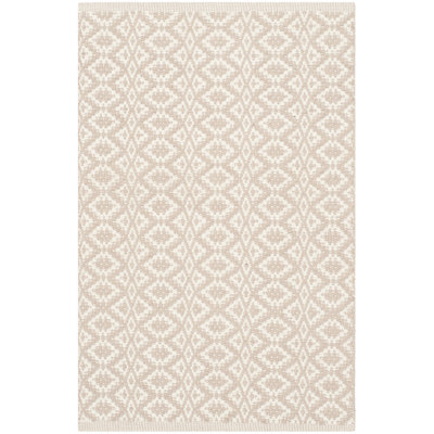 Crispin Geometric Cotton Hand Woven Area Rug
