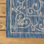 Tapis d'intérieur / extérieur bleu marine / gris à tissage texturé Hagerman-1035677611