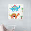 Jazon «Dino Duo», peinture sur toile tendue-407308599