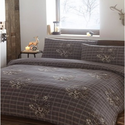 Orcutt Cotton Floral Duvet Cover Set with Pillowcases Included