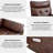Olmead 35.8" W Top-Grain Genuine Leather Power Recliner-1464310776