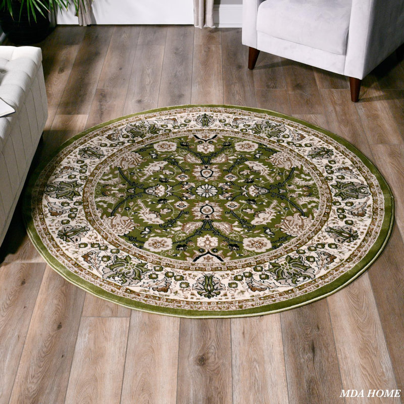 Sevanna Oriental Indoor Rug, Round 8'1"
