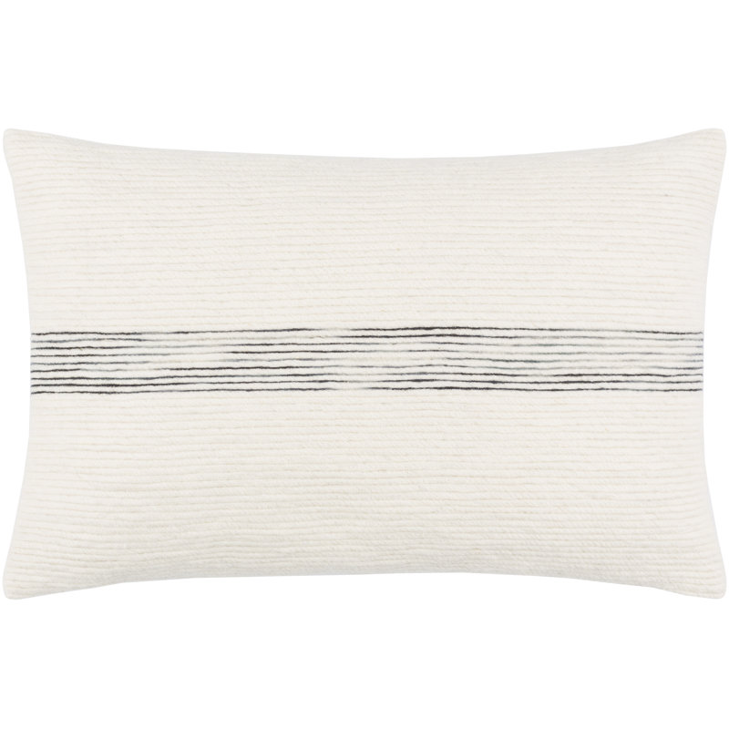 Carine Embroidered Throw Pillow, Polyester/Polyfill