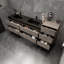 Ensemble de meuble-lavabo double mural 104 po Golitz-564824988