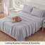 Ensemble de draps à bonnet profond - s'adapte aux matelas jusqu'à 21 pouces d'épaisseur - ensemble de draps GentleSoft, évacuation de l'humidité, draps et taies d'oreiller doux et rafraîchissants, ajustement facile et sécuritaire-105311104-105311086