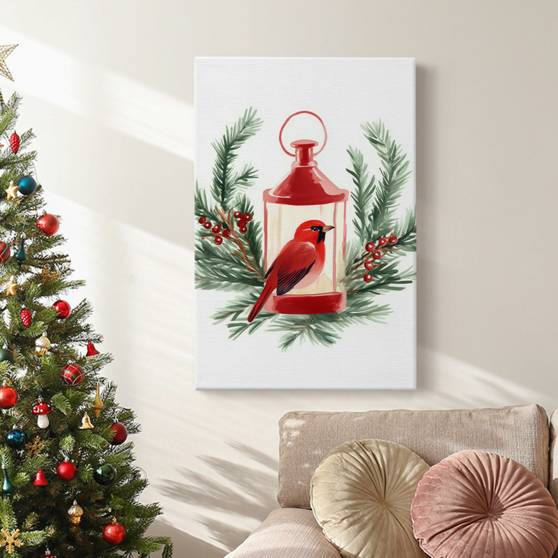 Art des Fêtes de Noël - Toile tendue avec châssis de galerie, H 18 po x l 12 po