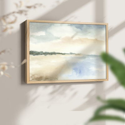 Simple Sea -Framed Print - Restickable