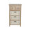Safari Occasional Table W/ Drawer & Rattan Baskets