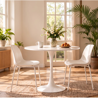 31" Round Pedestal Dining Table