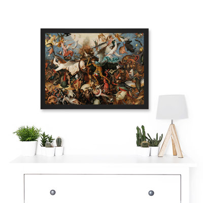 The Fall of the Rebel Angels by Pieter Bruegel the Elder - 1 Piece Single Picture Frame Painting