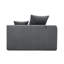Chaise longue rembourrée en velours côtelé Osterhus-358744576