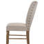 Ensemble de chaises parsons à dossier serré cappuccino et noir (2 pièces)