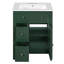 Meuble-lavabo moderne 24 po avec lavabo en céramique, meuble-lavabo pour salle de bain à 2 tiroirs-1680261342