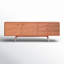 Gardner 3 Drawer Walnut and Birch Solid Wood Sideboard-390190276