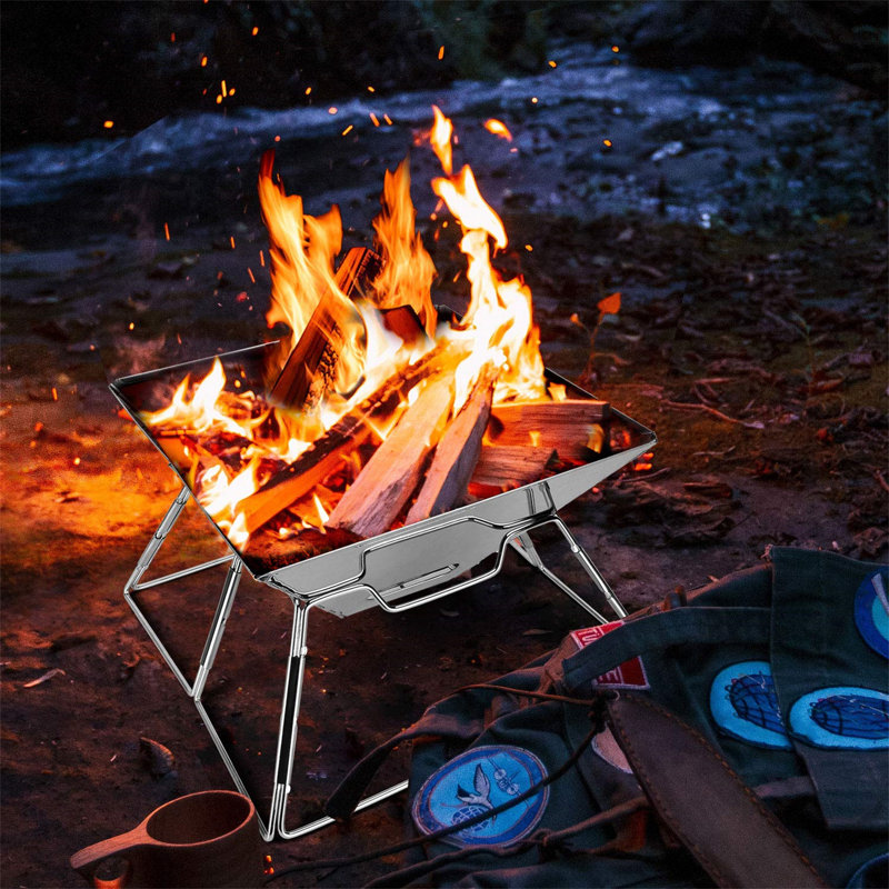 Williston Forge 31cm W Portable Charcoal Grill