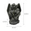 Grande sculpture de gargouille sentinelle en silice 23,2 po Sunjet