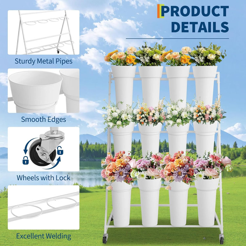 Plant Stand, White