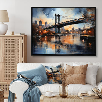 " Teal Bridge Urban Reflections Slate "