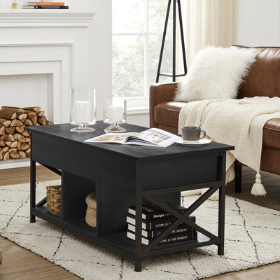 Corrine Lift Top Extendable Coffee Table With Storage by Steelside