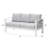3-Piece Modern Aluminum Patio Conversation Set-436070578