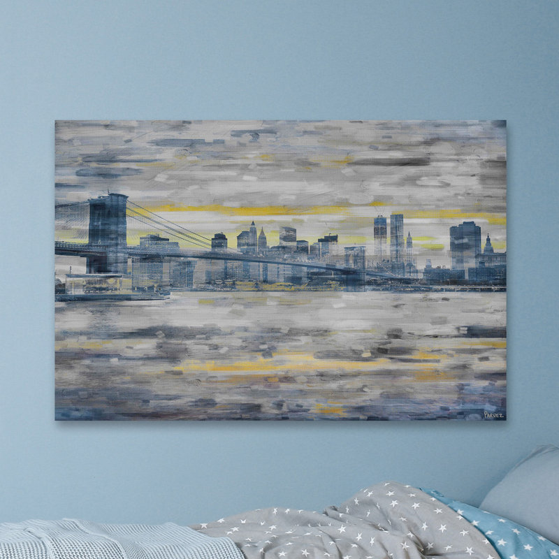 «From Across the Water», reproduction sur toile tendue, H 24 po x l 36 po x P 1,5 po