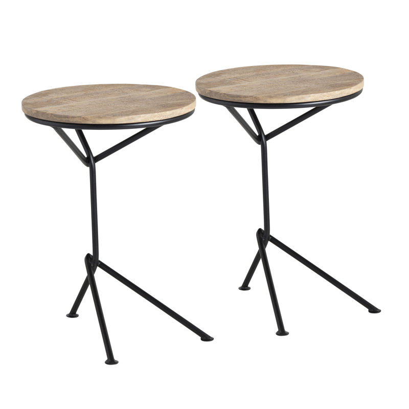 Ensemble de 2 tables d'appoint