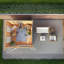 Mercia 10ft x 10ft Studio Pent Log Cabin With UPVC Windows & Doors (44mm)-105863286
